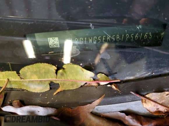 2011 Chevrolet Impala LT Fleet z VIN 2G1WG5EK5B1256163, wystawiony jako Copart lot #82647135 z przebiegiem 120 697 mil mil oraz Szkoda całkowita • Salvage title. Historia ofert i sprzedaży dostępna na DreamBid. Obrazek 12.