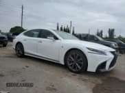 ✅ 2020 Lexus LS 500 F Sport • VIN: JTHF51FF3L5010461 • Lot: 62300414. Wystawiony na Copart z przebiegiem 24 911 mil. Bezpłatny archiwum sprzedaży aukcyjnych z USA i szczegółowy raport historii pojazdu na DreamBid. Zdjęcie 4.