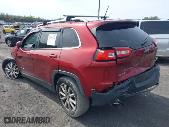 ✅ 2016 Jeep Cherokee Limited • VIN: 1C4PJMDS8GW341118 • Lot: 43341432. Wystawiony na IAAI z przebiegiem 188 780 mil. Bezpłatny archiwum sprzedaży aukcyjnych z USA i szczegółowy raport historii pojazdu na DreamBid. Zdjęcie 3.
