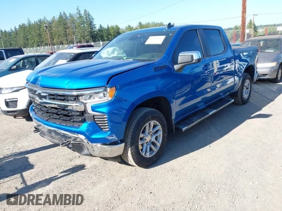 ✅ 2023 Chevrolet Silverado 1500 LT • VIN: 1GCUDDED6PZ103468 • Lot: 42842892. Listed on IAAI with 33,792 mi. Free auction sales archive from the USA and detailed vehicle history report at DreamBid. Image 2.