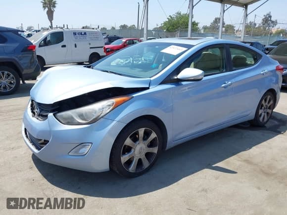 ✅ 2012 Hyundai Elantra Limited • VIN: KMHDH4AE5CU464938 • Lot: 42572413. Listed on IAAI with 181,076 mi. Free auction sales archive from the USA and detailed vehicle history report at DreamBid. Image 17.