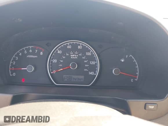 2010 Hyundai Elantra SE with VIN KMHDU4AD6AU870503, listed as a IAAI auction lot 43245088 with 207,474 mi miles and . Bid and sale history available at DreamBid. Image 7.