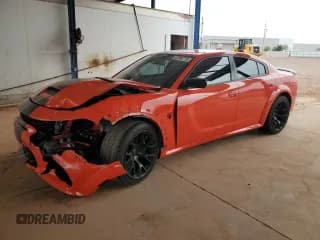 ✅ 2023 Dodge Charger SRT Hellcat Widebody Jailbreak • VIN: 2C3CDXL91PH503101 • Lot: 82396715. Wystawiony na Copart z przebiegiem 27 010 mil. Bezpłatny archiwum sprzedaży aukcyjnych z USA i szczegółowy raport historii pojazdu na DreamBid. Zdjęcie 1.