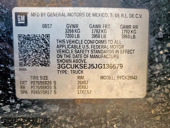 ✅ 2018 Chevrolet Silverado 1500 LTZ • VIN: 3GCUKSEJ5JG136579 • Лот: 67352275. Опубликован ранее на Copart с пробегом 206 788 миль. Бесплатный доступ к архиву аукционных продаж из США и подробный отчёт об истории автомобиля на DreamBid. Изображение 13.