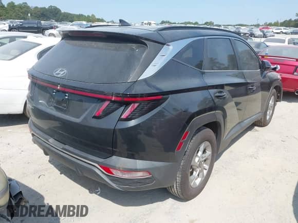 2022 Hyundai Tucson SEL with VIN 5NMJB3AE6NH114845, listed as a IAAI auction lot 43198692 with 38,872 mi miles and . Bid and sale history available at DreamBid. Image 4.