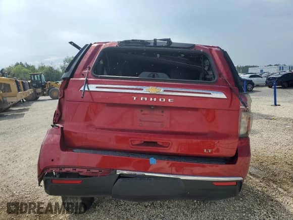 2021 Chevrolet Tahoe LT с VIN 1GNSCNKD1MR311183, выставлен на аукционе Copart как лот 64672865 с пробегом Не указан миль и Чистый • Clean title. История ставок и продаж доступна на DreamBid. Изображение 6.