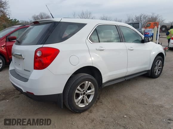 ✅ 2012 Chevrolet Equinox LS • VIN: 2GNALBEK6C6155205 • Lot: 43643788. Listed on IAAI with 128,610 mi. Free auction sales archive from the USA and detailed vehicle history report at DreamBid. Image 4.