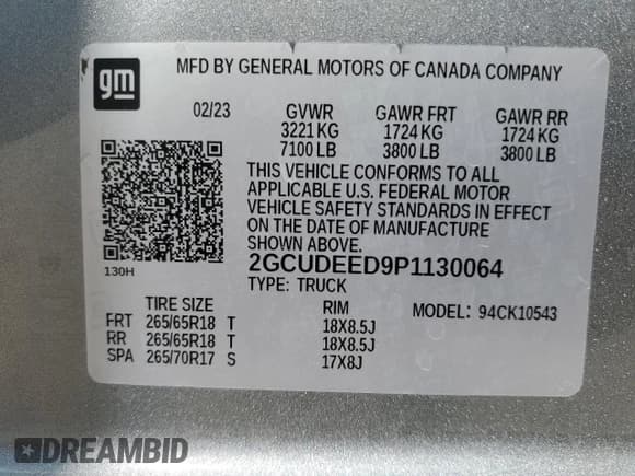 ✅ 2023 Chevrolet Silverado 1500 RST • VIN: 2GCUDEED9P1130064 • Лот: 89519675. Опубликован ранее на Copart с пробегом 26 700 миль. Бесплатный доступ к архиву аукционных продаж из США и подробный отчёт об истории автомобиля на DreamBid. Изображение 12.