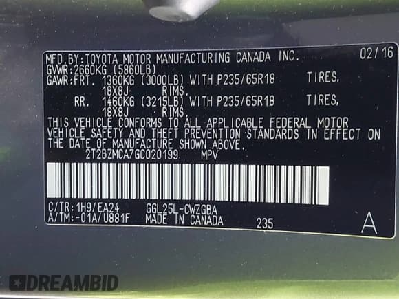 ✅ 2016 Lexus RX 350 • VIN: 2T2BZMCA7GC020199 • Lot: 42526032. Wystawiony na IAAI z przebiegiem 84 821 mil. Bezpłatny archiwum sprzedaży aukcyjnych z USA i szczegółowy raport historii pojazdu na DreamBid. Zdjęcie 9.