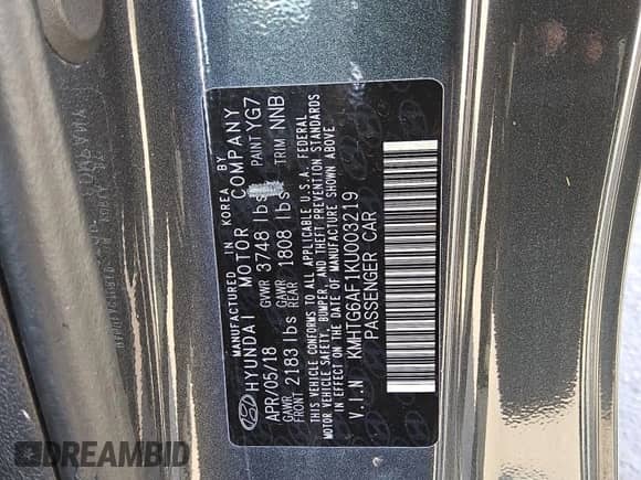 2019 Hyundai Veloster Premium z VIN KMHTG6AF1KU003219, wystawiony jako Copart lot #43587975 z przebiegiem 84 787 mil mil oraz Czysty tytuł • Clean title. Historia ofert i sprzedaży dostępna na DreamBid. Obrazek 13.