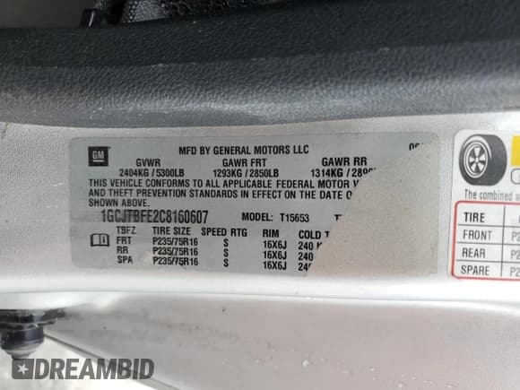 ✅ 2012 Chevrolet Colorado Work Truck • VIN: 1GCJTBFE2C8160607 • Лот: 82720355. Опубликован ранее на Copart с пробегом 194 164 миль. Бесплатный доступ к архиву аукционных продаж из США и подробный отчёт об истории автомобиля на DreamBid. Изображение 12.