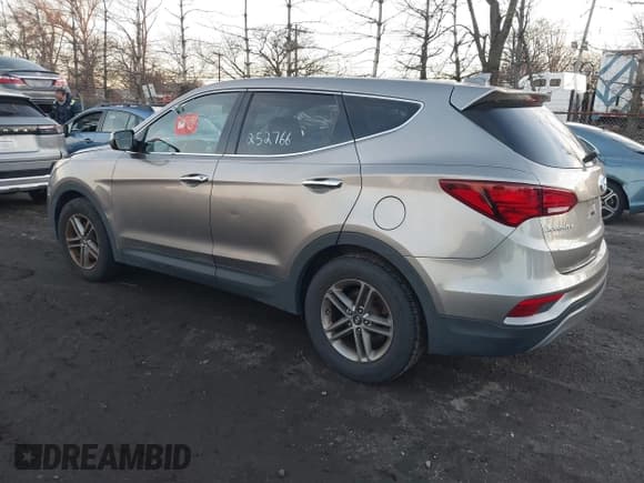 ✅ 2017 Hyundai Santa Fe 2.4L • VIN: 5XYZTDLB0HG396729 • Lot: 43859049. Listed on IAAI with 119,122 mi. Free auction sales archive from the USA and detailed vehicle history report at DreamBid. Image 3.