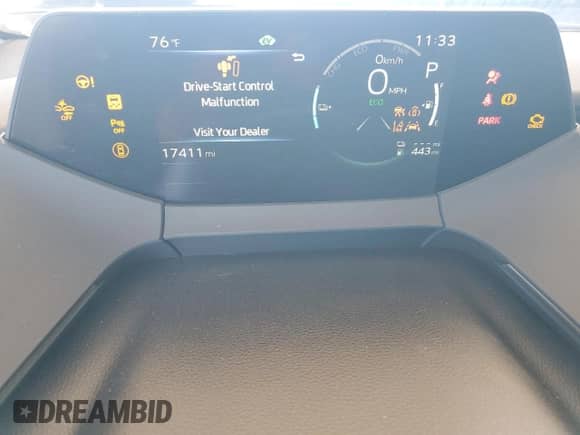 2023 Toyota Prius XSE Premium with VIN JTDACACU3P3000566, listed as a Copart auction lot 86867635 with 17,411 mi miles and Salvage title. Bid and sale history available at DreamBid. Image 9.