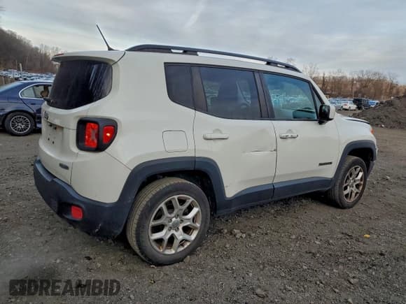 ✅ 2017 Jeep Renegade Latitude • VIN: ZACCJBBB8HPG44209 • Лот: 94493475. Опубликован ранее на Copart с пробегом 118 405 миль. Бесплатный доступ к архиву аукционных продаж из США и подробный отчёт об истории автомобиля на DreamBid. Изображение 3.