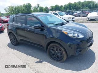 ✅ 2022 Kia Sportage Nightfall • VIN: KNDP6CAC2N7012172 • Lot: 42556224. Listed on IAAI with 51,758 mi. Free auction sales archive from the USA and detailed vehicle history report at DreamBid. Image 1.