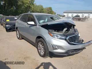 2018 Chevrolet Equinox LT z VIN 3GNAXJEVXJS547045, wystawiony jako IAAI lot #43275096 z przebiegiem 145 508 mil mil oraz . Historia ofert i sprzedaży dostępna na DreamBid. Obrazek 1.