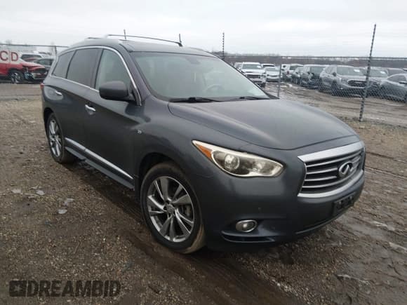 ✅ 2014 Infiniti QX60 • VIN: 5N1AL0MM4EC552000 • Lot: 43906216. Wystawiony na IAAI z przebiegiem 166 519 mil. Bezpłatny archiwum sprzedaży aukcyjnych z USA i szczegółowy raport historii pojazdu na DreamBid. Zdjęcie 1.