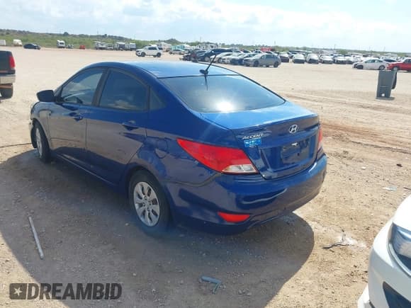 ✅ 2016 Hyundai Accent SE • VIN: KMHCT4AE4GU094596 • Lot: 43403579. Listed on IAAI with 117,382 mi. Free auction sales archive from the USA and detailed vehicle history report at DreamBid. Image 3.