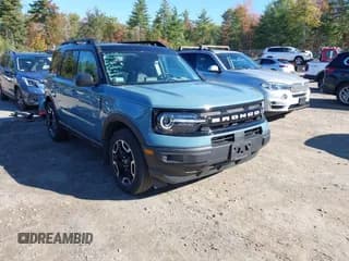 ✅ 2023 Ford Bronco Sport Outer Banks • VIN: 3FMCR9C69PRE26041 • Lot: 43218296. Listed on IAAI with 22,839 mi. Free auction sales archive from the USA and detailed vehicle history report at DreamBid. Image 1.