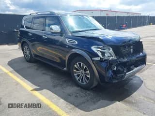 ✅ 2020 Nissan Armada SL • VIN: JN8AY2NC6L9615068 • Lot: 42231556. Wystawiony na IAAI z przebiegiem 109 278 mil. Bezpłatny archiwum sprzedaży aukcyjnych z USA i szczegółowy raport historii pojazdu na DreamBid. Zdjęcie 1.