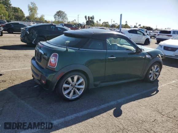 ✅ 2013 MINI Coupe S • VIN: WMWSX3C54DT409066 • Lot: 49877695. Listed on Copart with 109,654 mi. Free auction sales archive from the USA and detailed vehicle history report at DreamBid. Image 3.