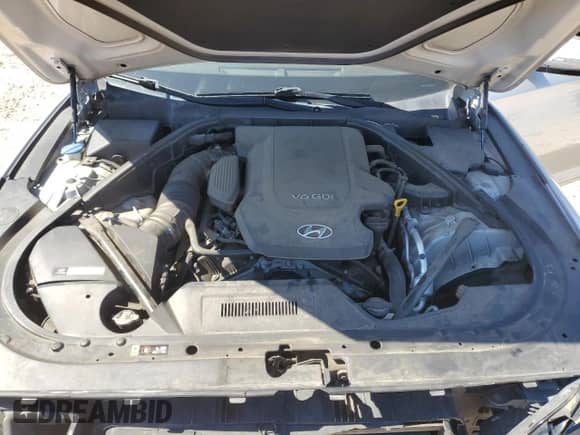 2015 Hyundai Genesis 3.8L with VIN KMHGN4JE6FU088714, listed as a Copart auction lot 82399455 with 201,373 mi miles and Salvage title. Bid and sale history available at DreamBid. Image 11.