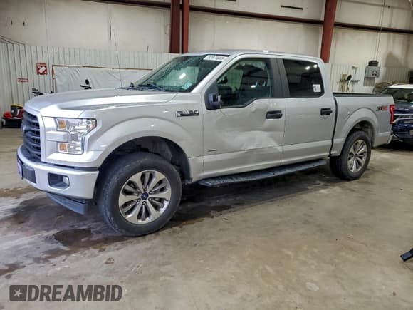 ✅ 2017 Ford F-150 XL • VIN: 1FTEW1CP9HKE45078 • Lot: 93971665. Listed on Copart with 119,526 mi. Free auction sales archive from the USA and detailed vehicle history report at DreamBid. Image 1.