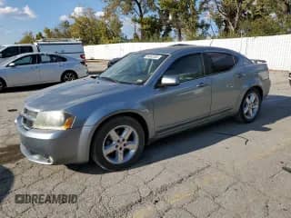 2008 Dodge Avenger R/T with VIN 1B3LC76M18N163022, listed as a Copart auction lot 84802355 with 195,794 mi miles and Salvage title. Bid and sale history available at DreamBid. Image 1.