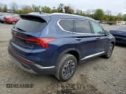 ✅ 2023 Hyundai Santa Fe Blue • VIN: 5NMS2DA13PH000358 • Lot: 72522433. Wystawiony na Copart z przebiegiem 9 105 mil. Bezpłatny archiwum sprzedaży aukcyjnych z USA i szczegółowy raport historii pojazdu na DreamBid. Zdjęcie 3.