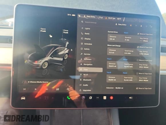 ✅ 2022 Tesla Model 3 • VIN: 5YJ3E1EA4NF289463 • Lot: 82372415. Wystawiony na Copart z przebiegiem 62 524 mil. Bezpłatny archiwum sprzedaży aukcyjnych z USA i szczegółowy raport historii pojazdu na DreamBid. Zdjęcie 9.