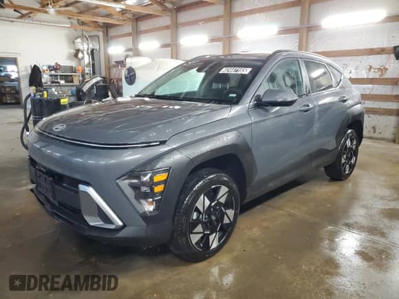2025 Hyundai Kona SEL with VIN KM8HBCAB7SU225974, listed as a Copart auction lot 42447165 with 6,635 mi miles and Clean title. Bid and sale history available at DreamBid. Image 1.