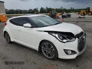 ✅ 2016 Hyundai Veloster Turbo • VIN: KMHTC6AE3GU272509 • Lot: 65196394. Listed on Copart with 90,917 mi. Free auction sales archive from the USA and detailed vehicle history report at DreamBid. Image 4.