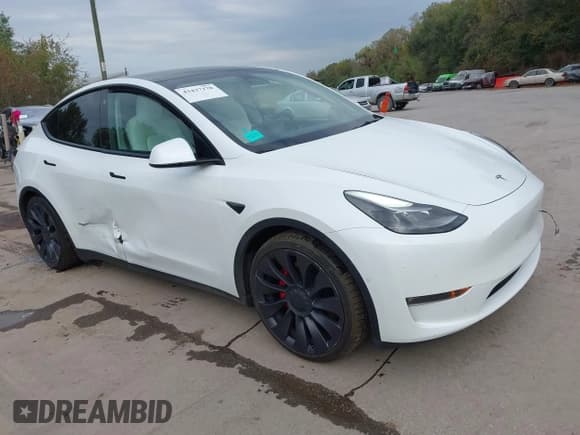 ✅ 2022 Tesla Model Y Performance • VIN: 7SAYGDEF1NF339915 • Лот: 43437270. Опубликован ранее на IAAI с пробегом 54 935 миль. Бесплатный доступ к архиву аукционных продаж из США и подробный отчёт об истории автомобиля на DreamBid. Изображение 1.