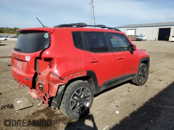 ✅ 2017 Jeep Renegade Altitude • VIN: ZACCJBBB6HPE41741 • Lot: 81869605. Listed on Copart with 123,632 mi. Free auction sales archive from the USA and detailed vehicle history report at DreamBid. Image 3.