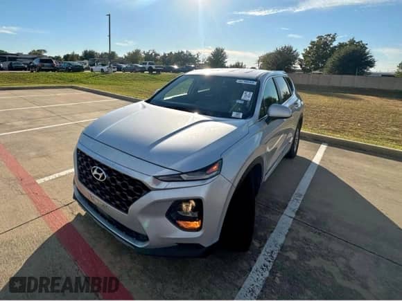 2019 Hyundai Santa Fe SE with VIN 5NMS23AD5KH083501, listed as a Copart auction lot 91518635 with 162,611 mi miles and Clean title. Bid and sale history available at DreamBid. Image 2.