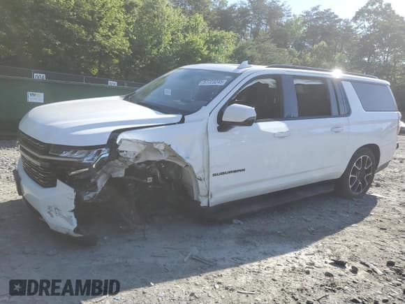 ✅ 2021 Chevrolet Suburban RST • VIN: 1GNSKEKD5MR331360 • Lot: 57723245. Listed on Copart with 82,592 mi. Free auction sales archive from the USA and detailed vehicle history report at DreamBid. Image 1.