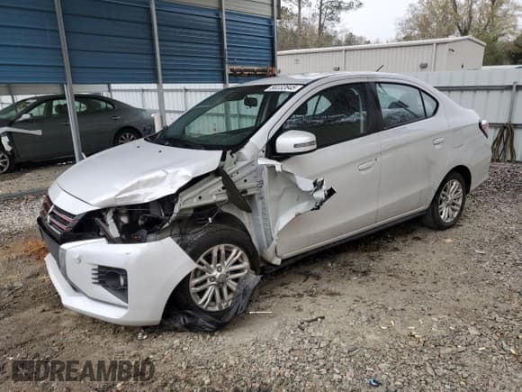 ✅ 2021 Mitsubishi Mirage SE • VIN: ML32FVFJ5MHF06540 • Lot: 50232645. Listed on Copart with 49,793 mi. Free auction sales archive from the USA and detailed vehicle history report at DreamBid. Image 1.