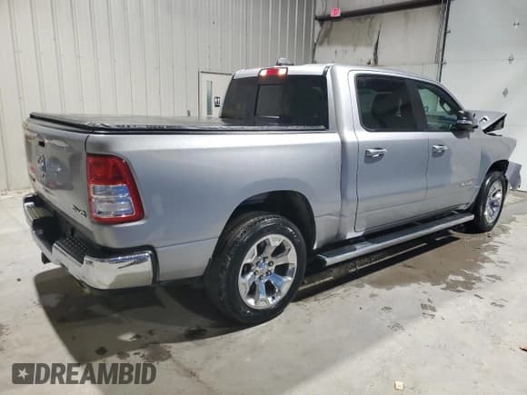 ✅ 2019 Ram 1500 Big Horn • VIN: 1C6SRFFT2KN778249 • Lot: 93208665. Listed on Copart with 136,918 mi. Free auction sales archive from the USA and detailed vehicle history report at DreamBid. Image 3.