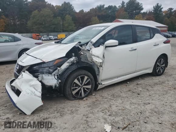 ✅ 2022 Nissan LEAF S Plus • VIN: 1N4BZ1BV1NC553510 • Lot: 89813475. Listed on Copart with 50,002 mi. Free auction sales archive from the USA and detailed vehicle history report at DreamBid. Image 1.