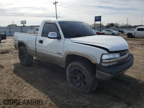 2002 Chevrolet Silverado 1500 LS with VIN 1GCEK14T62Z209610, listed as a Copart auction lot 43331155 with 159,677 mi miles and Salvage title. Bid and sale history available at DreamBid. Image 4.