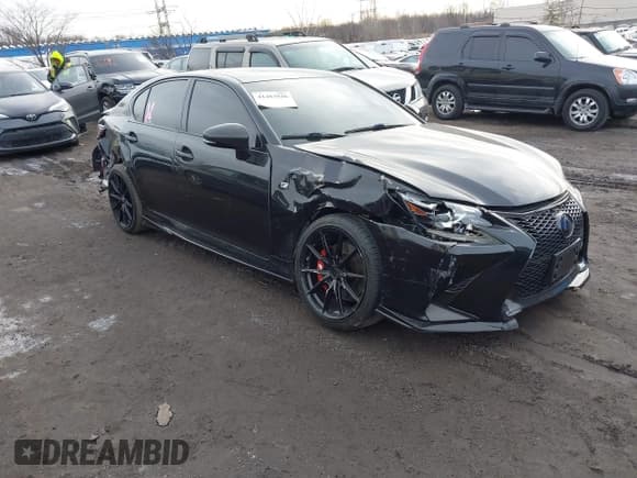 ✅ 2018 Lexus GS 350 • VIN: JTHCZ1BL9JA007541 • Lot: 41483940. Listed on IAAI with 58,180 mi. Free auction sales archive from the USA and detailed vehicle history report at DreamBid. Image 1.