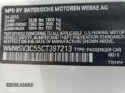 ✅ 2012 MINI Hardtop S • VIN: WMWSV3C55CT387213 • Lot: 56754415. Listed on Copart with 110,259 mi. Free auction sales archive from the USA and detailed vehicle history report at DreamBid. Image 12.