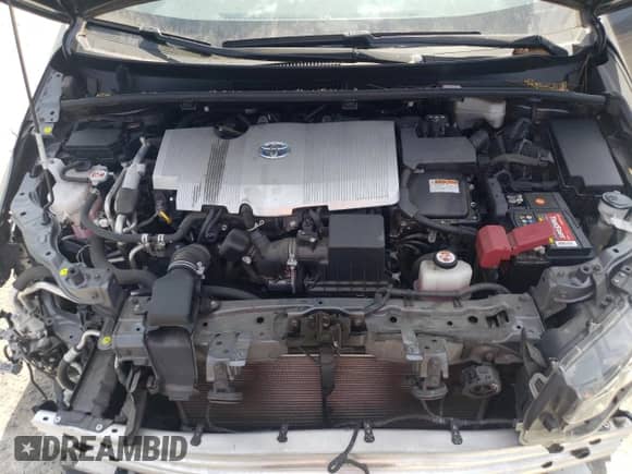 2021 Toyota Prius LE z VIN JTDKAMFP7M3176372, wystawiony jako Copart lot #68893794 z przebiegiem 59 421 mil mil oraz Szkoda całkowita • Salvage title. Historia ofert i sprzedaży dostępna na DreamBid. Obrazek 11.