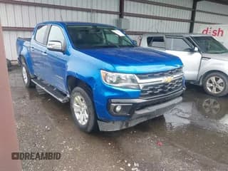 ✅ 2022 Chevrolet Colorado 2WD LT • VIN: 1GCGSCEN2N1113271 • Lot: 42432884. Listed on IAAI with 62,165 mi. Free auction sales archive from the USA and detailed vehicle history report at DreamBid. Image 1.