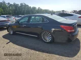 2014 Hyundai Equus Signature z VIN KMHGH4JHXEU085606, wystawiony jako Copart lot #55570645 z przebiegiem 114 951 mil mil oraz Szkoda całkowita • Salvage title. Historia ofert i sprzedaży dostępna na DreamBid. Obrazek 2.