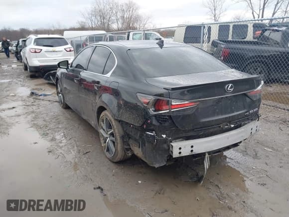 ✅ 2018 Lexus GS 350 • VIN: JTHCZ1BLXJA008410 • Lot: 42002837. Listed on IAAI with 121,359 mi. Free auction sales archive from the USA and detailed vehicle history report at DreamBid. Image 3.
