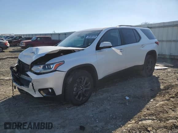 2018 Chevrolet Traverse RS с VIN 1GNERJKX4JJ250484, выставлен на аукционе Copart как лот 86458125 с пробегом 53 221 миль миль и Списание • Salvage title. История ставок и продаж доступна на DreamBid. Изображение 1.