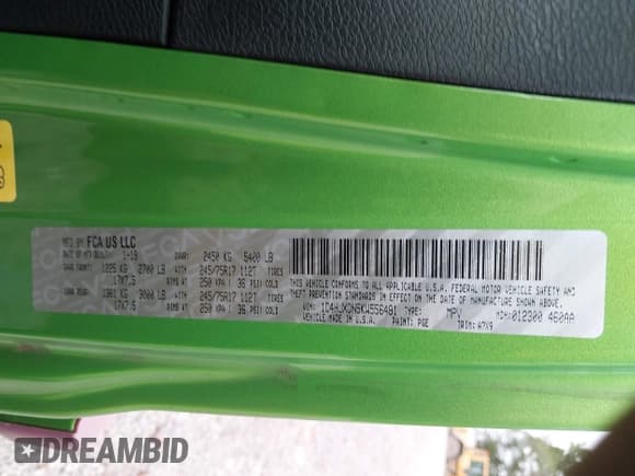 ✅ 2019 Jeep Wrangler Unlimited Sport S • VIN: 1C4HJXDN5KW556481 • Lot: 43430813. Listed on IAAI with 56,318 mi. Free auction sales archive from the USA and detailed vehicle history report at DreamBid. Image 9.