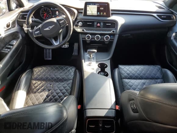 ✅ 2020 Genesis G70 3.3T • VIN: KMTG34LEXLU058250 • Lot: 91583475. Listed on Copart with 61,064 mi. Free auction sales archive from the USA and detailed vehicle history report at DreamBid. Image 8.