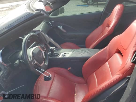 2015 Chevrolet Corvette 1LT with VIN 1G1YA2D77F5109465, listed as a Copart auction lot 76612824 with 87,098 mi miles and Salvage title. Bid and sale history available at DreamBid. Image 7.